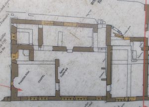 left hand side of the hall